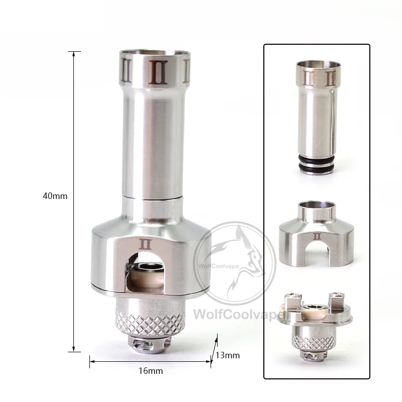 جسر RBA طراز WOLFCOOLVAPE NT2U - مراجعة Vaping Air وسعره