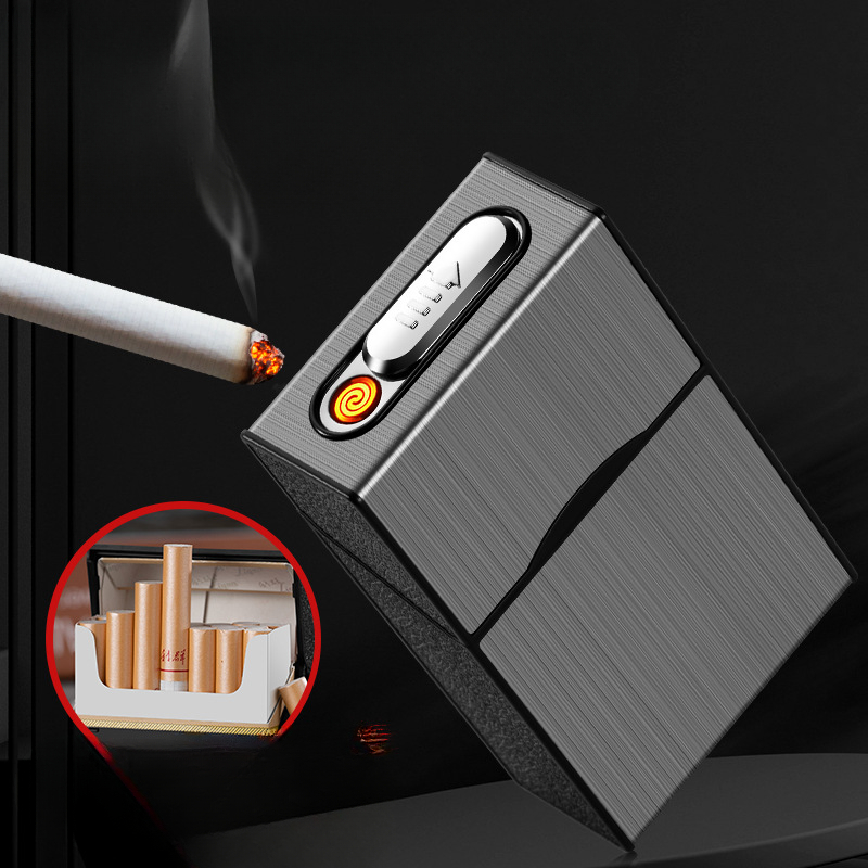 2 في 1 20 علبة السجائر ولاعة U - مراجعة Accessories For Vaping وسعره