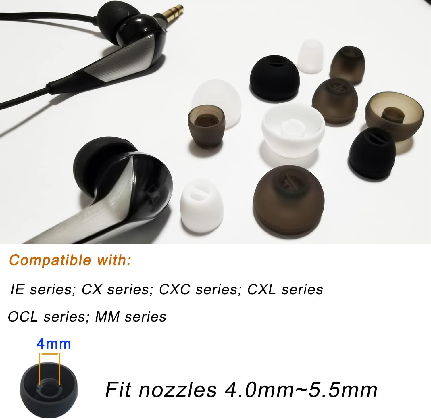 8 قطع لأطراف الأذن Sennheiser  - مراجعة Sennheiser Headphone Momentum 4 وسعره
